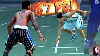 Caught Some Ankles wMy New 67 PG  NBA 2K16 MyPark 3v3 [upl. by Otilrac]