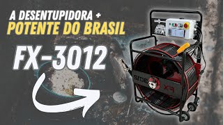 Máquina desentupidora FX3012  Teste de força [upl. by Ainolloppa]