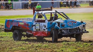 Leamington Demolition Derby 2024 Trucks [upl. by Yee]