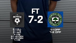 Preseason Match  Pro Protege vs Central Park ￼Highlights [upl. by Ittak450]