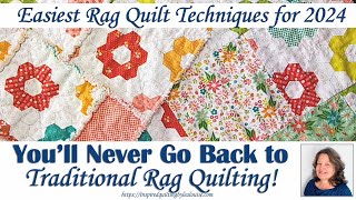 How the Make the Easiest Rag Quilt Techniques for 2024  Lea Louise Quilts Tutorial [upl. by Divine315]