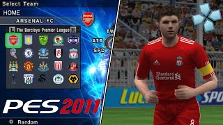 PES 2011 FULL LICENSEDLICENCIADO OPTION FILESAVEDATA PSPPPSSPP [upl. by Anirtap]