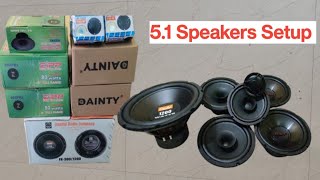 51 SPEAKER SETUP WOOFER SUBWOOFER DETAILS IN TAMILDAINTYZIPP CAPITAL [upl. by Aidua]