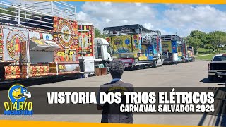 VISTORIA DOS TRIOS  CARNAVAL DE SALVADOR 2024 [upl. by Nnaillij]