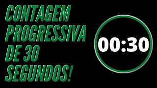 CONTAGEM DE 30 SEGUNDOS  SEM SOM [upl. by Okramed]