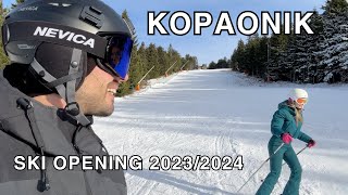 KOPAONIK SKI OPENING 20232024  VLOGMAS 0731 [upl. by Amliv]