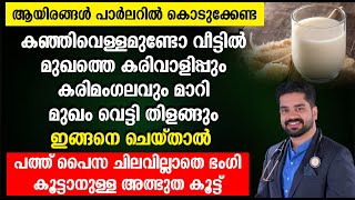 പത്ത് പൈസ ചിലവില്ലാതെ ഭംഗി കൂട്ടാനുള്ള അത്ഭുത കൂട്ട്  MUGAM VELUKKAN TIPS  Dr Bibin jose [upl. by Ybot186]