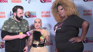 Ongina from Rupauls Drag Con 2016 on Hey Qween Live  Hey Qween [upl. by Aizek]