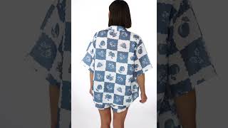 Stylish Simplicity Mirian Set in Flux Print Blue [upl. by Sasha]