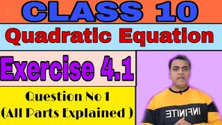 Class 10  Maths  Chapter 4  Exercise 41  Question No 1  All parts Explained by Gopal Madhok [upl. by Allets]