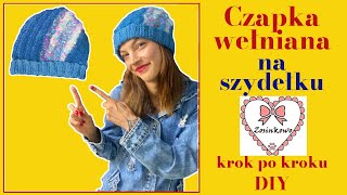 Jak zrobić luźną czapkę na szydełku DIY [upl. by Lasky284]