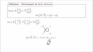 2nde  Déterminer si 2 vecteurs sont colinéaires [upl. by Farrow]