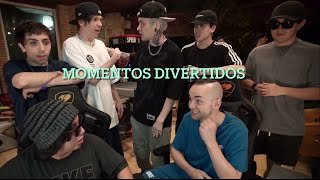 MOMENTOS DIVERTIDOS CON CUACKITY EL RUBIUS LIT KILLAH SPREEN XOCAS Y ROIER [upl. by Lilllie]