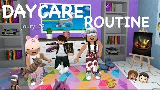 Roblox Bloxburg DayCare Teacher Daily Routine [upl. by Ansel]