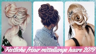 🍓 Die neue 20 Ideen zu festliche frisur mittellange haare 2019 [upl. by Neron]