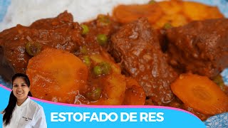 🇵🇪 COMO PREPARAR ESTOFADO DE CARNE PERUANO  RECETA FACIL [upl. by Alohcin365]