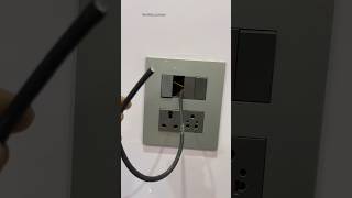 Switch board installation mistakes tips tricks electrical electrician ytshorts viralshorts [upl. by Tsnre]