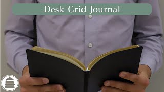 Desk Grid Journal  Gallery Leather [upl. by Debbie]