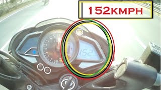 Bajaj pulsar 200ns  Pulsar NS 200 Top Speed TRY 2 [upl. by Kyd]