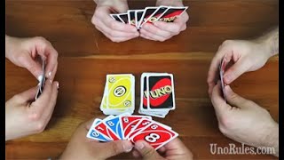 Uno Game Rules  How to Play Uno [upl. by Atteoj]