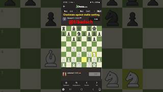 Checkmate against stable castling Bundesliga schach Chesscom cr7 1 Dezember 2024 [upl. by Ehrenberg]