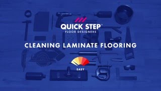 How to clean your laminate floor  Tutorial by QuickStep [upl. by Aneahs]