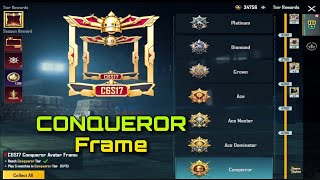 I got New Conqueror Frame by the last matches🔥 [upl. by Enrol970]