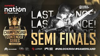 Ooredoo Nation MLBB Contender Series 4  Semi Finals [upl. by Cirderf124]