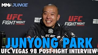 JunYong Park Feared Another Robbery in Split Decision I Had PTSD  UFC Vegas 98 [upl. by Leighton]