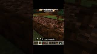 Como hacer arbustos muertos minecrafttutorial halloween minecraftbuilding [upl. by Ebony]