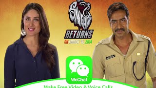 Singham Returns on WeChat [upl. by Adelpho954]