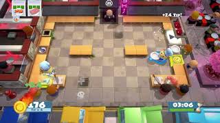 Overcooked 2 11 Multiplayer  3 STARS [upl. by Hardden]