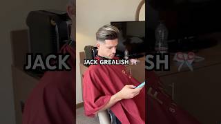 Jack Grealish styled using our Matte Paste 👌 barber haircut hairstyle hairproducts [upl. by Sirrep]