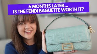 6 MONTH REVIEW  FENDI BAGUETTE BAG REVIEW [upl. by Cedric]