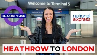 How to get from Heathrow Airport to London  AVOID this option [upl. by Enilekaj]