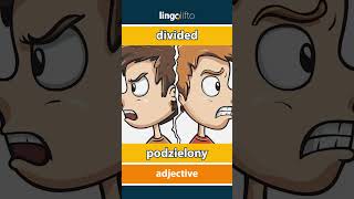 🇬🇧🇵🇱 divided  podzielony  vocabulary builder  learn English  Uczmy się angielskiego [upl. by Towers]