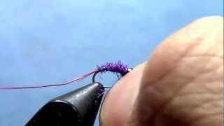 Fly Tying with Hans Deep Purple Nymph [upl. by Bron265]