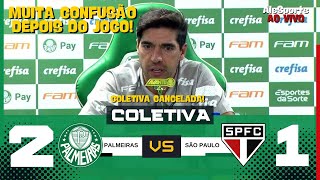 COLETIVA ABEL FERREIRA  PALMEIRAS X SÃO PAULO  FOI CANCELADA PALMERAS EXPLICA [upl. by Ssalguod910]