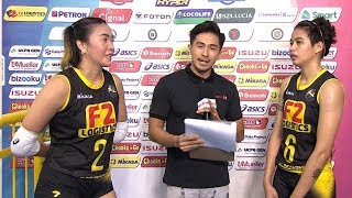 Match MVPs Semis Aby Maraño and Ara Galang  PSL AllFilipino Conference 2018 [upl. by Ialokin949]