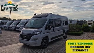 Font Vendome Horizon 307 Elegance VERSIONE CAMPERIS  Videorecensione Camper VanFurgonato [upl. by Lennor]