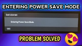 Entering Power Save Mode Pc Problem [upl. by Dreyer]