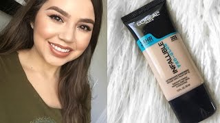 NEW Loreal Infallible Pro Glow First Impression amp Demo  Makeupbytreenz [upl. by Adnahcir431]