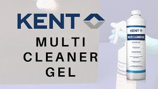 Foam cleaner for hard and soft surfaces  KENT Multi Cleaner Gel [upl. by Prowel]