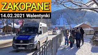 ZAKOPANE 2021 WALENTYNKI ❤  SPACER POD WIELKĄ KROKWIĄ 👣 I ZJAZDY NA SANKACH Z GÓRKI 🛷 SNOWLANDIA [upl. by Effy844]