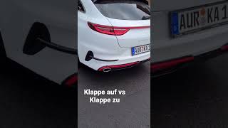 Kia Proceed GT 2022 Facelift Sound  Bastuck AGA und warmer Motor Klappe auf vs Klappe zu [upl. by Audun399]