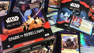 Star Wars Unlimited Prerelease Kit Contents and Cards  BGL [upl. by Yeruoc660]