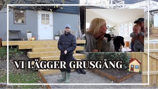 RENOVERING  Vi lägger grusgång [upl. by Mauretta]