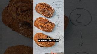 Die 3 häufigsten Fehler beim Brotbacken shorts einfachbacken marcelpaa [upl. by Ellora840]