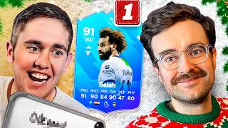 FC24 Squad Builder Showdown Advent POTM SALAH Day 1 vs PieFace [upl. by Krucik]