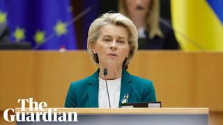 Von der Leyen pledges €1bn to Ukraine in passionate address We are united [upl. by Angele]